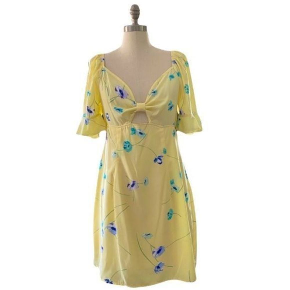 Sweet storm Floral dress Large NWT
